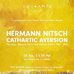 Opening hermann nitsch. cathartic aversion, abc-arte one of